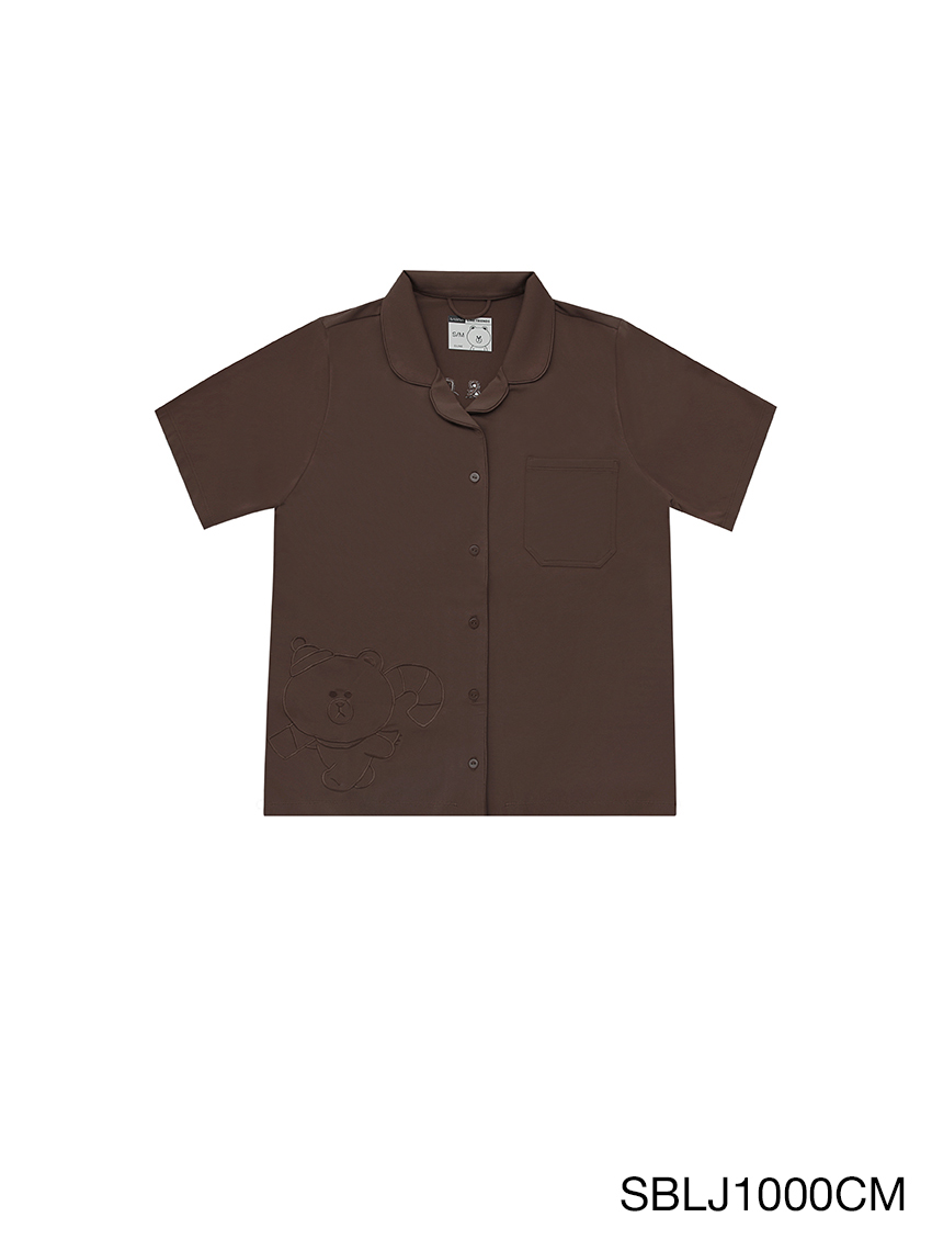 LINE FRIENDS WITH SABINA เสื้อเชิ้ตลำลอง รหัส SBLJ1000