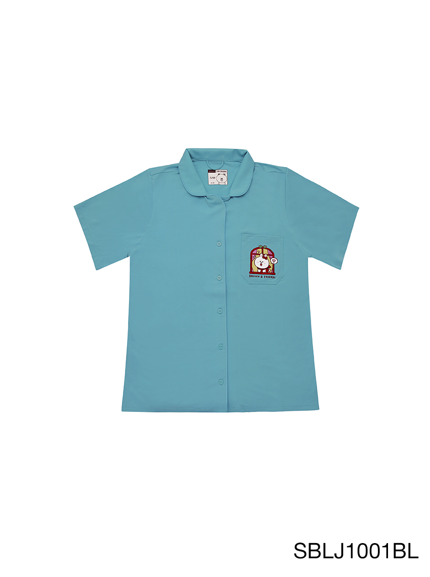 LINE FRIENDS WITH SABINA เสื้อเชิ้ตลำลอง รหัส SBLJ1001
