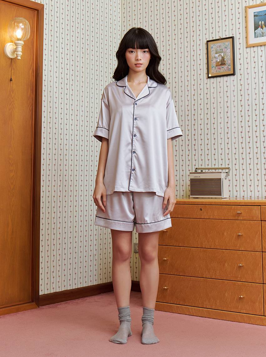เซ็ตชุดนอน เสื้อแขนสั้น กางเกงขาสั้น UNISEX