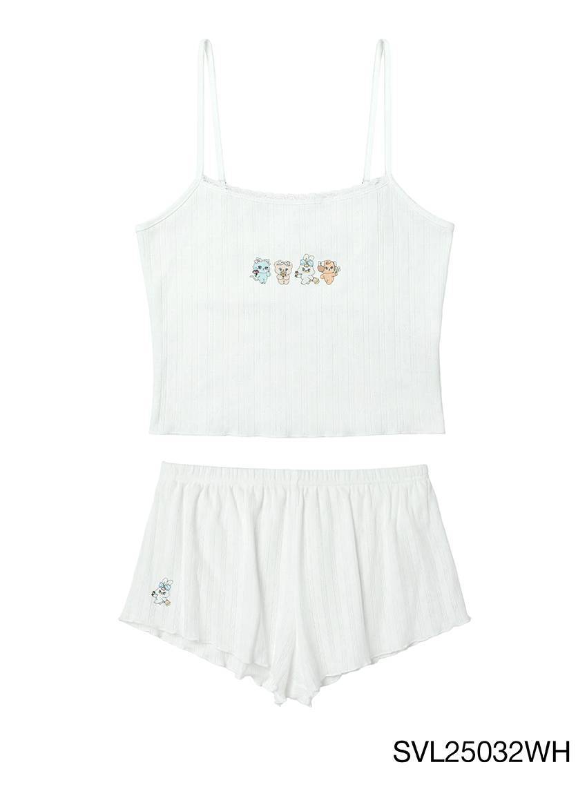 Sabina x Momorei เซ็ตชุดลำลองเสื้อสายเดี่ยว กางเกงขาสั้น