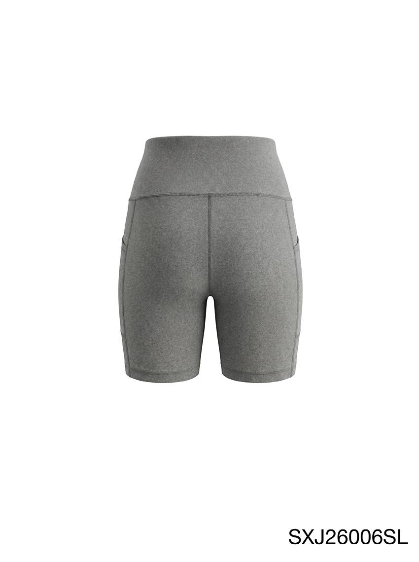 MOVV High-rise shorts with side pocket 4"