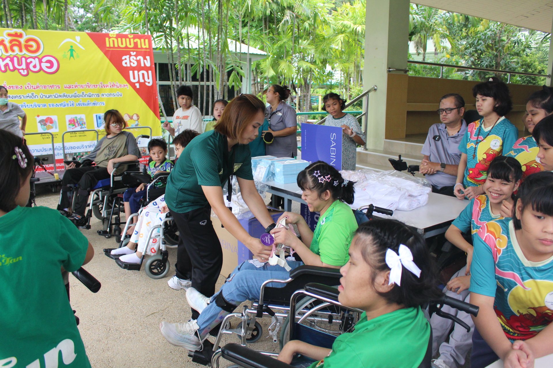 SABINA Extends Care by Donating Products from the “New Life BRA CYCLE” Project to Camillian Home for Children Living with Disabilities, Lat Krabang 3