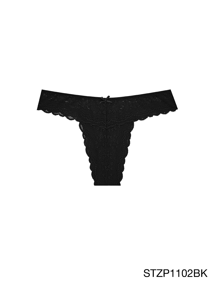SABINA Very Lace Thong Panty Style no. STZP1102 Black