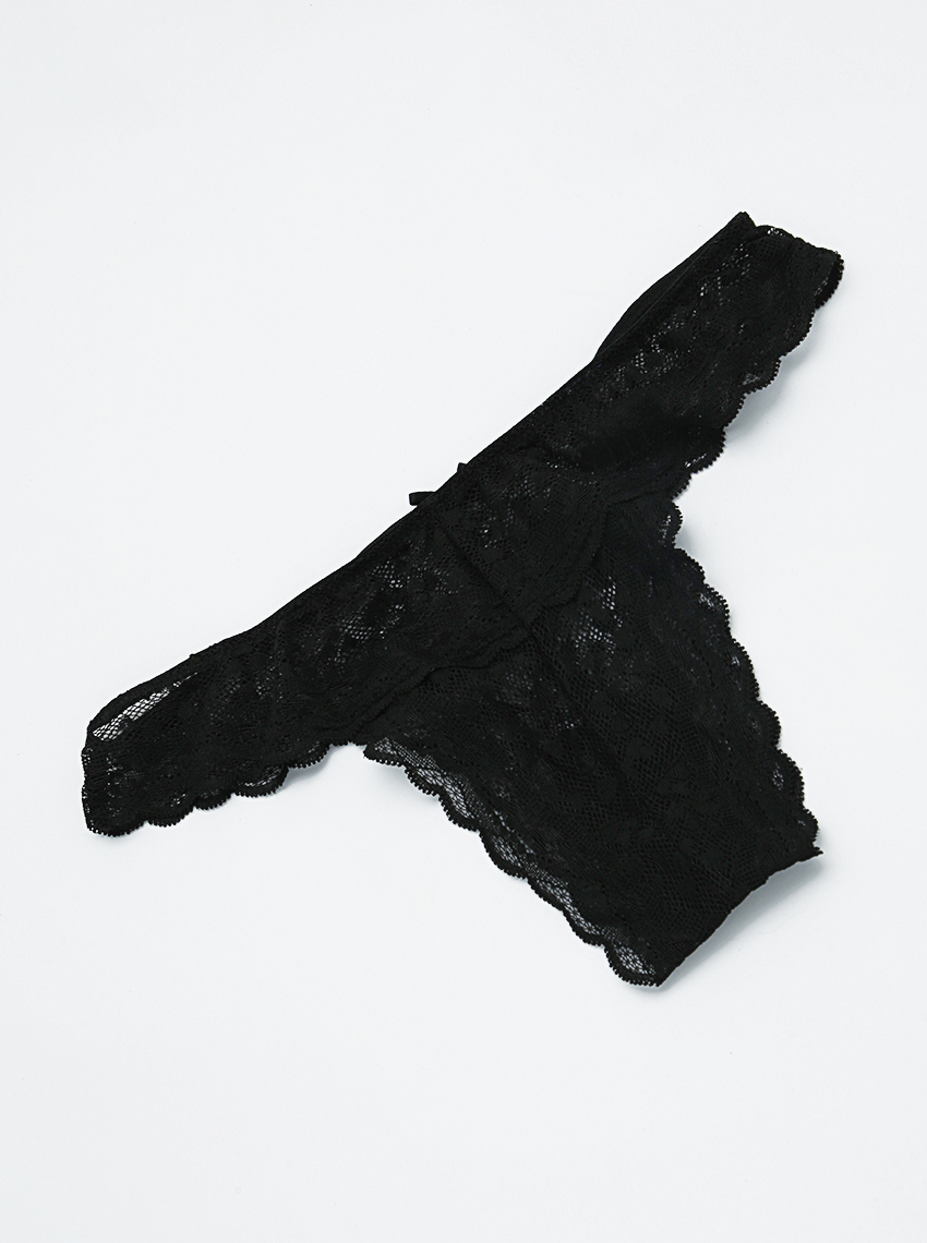 SABINA Very Lace Thong Panty Style no. STZP1102 Black