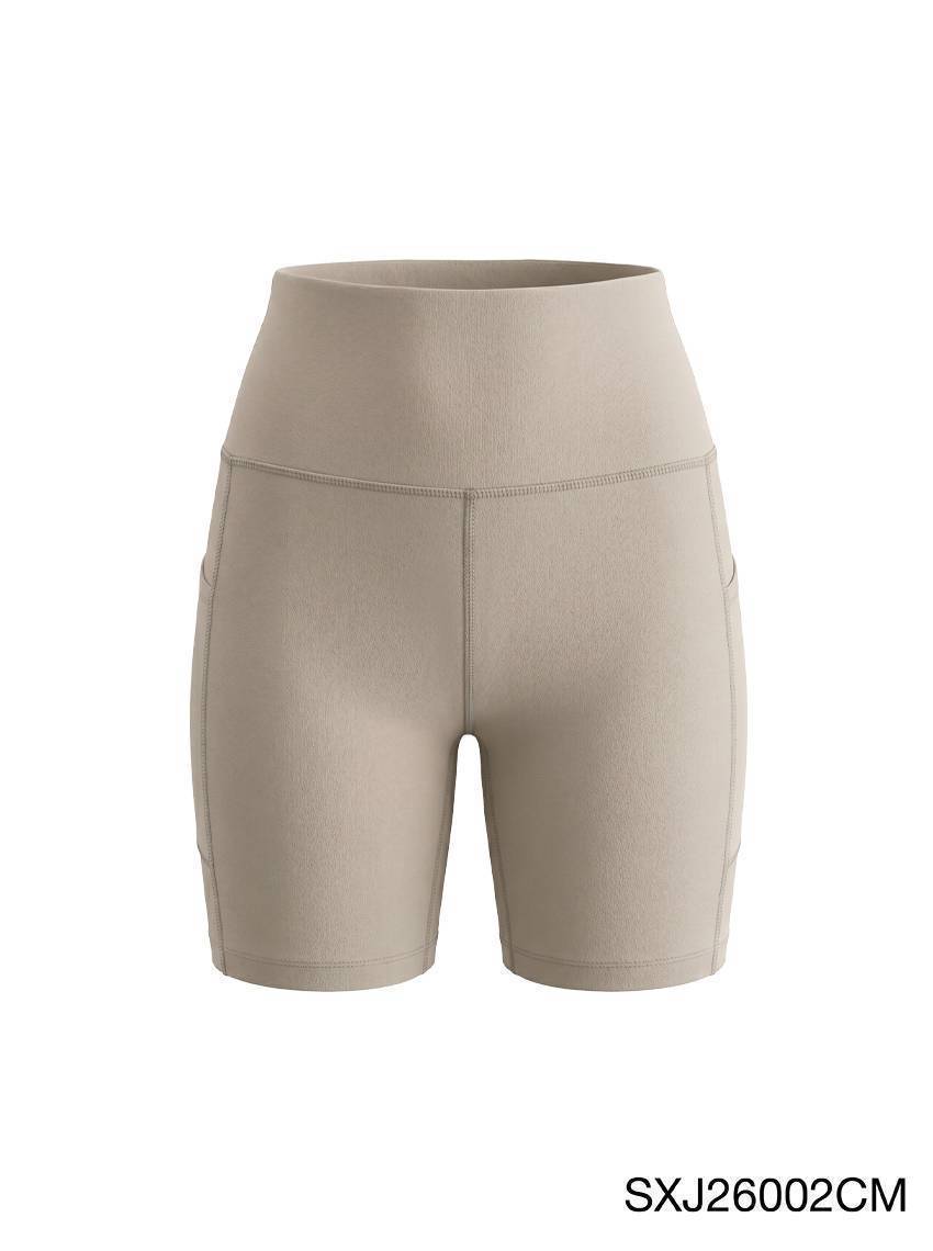 MOVV High-rise shorts with side pocket 4"